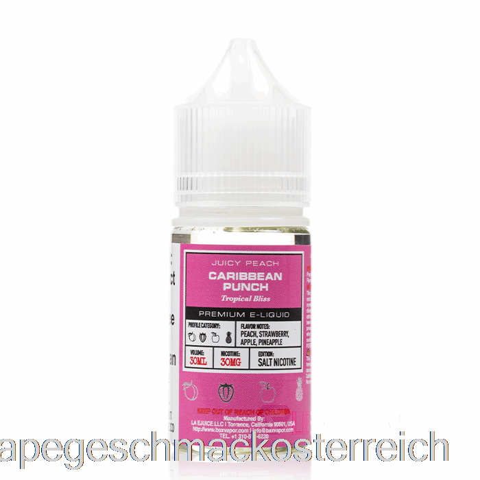 Caribbean Punch – BSX-Salzserie – 30 Ml, 50 Mg Vape-Geschmack